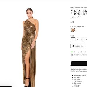 Gorgeous MacDuggal dress; size 6, worn once, perfect for New Years!